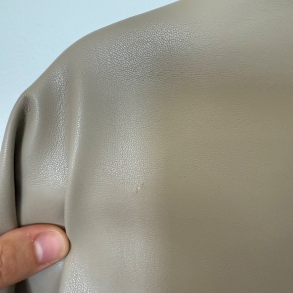 Zara vegan leather Shacket - Picture 4 of 5